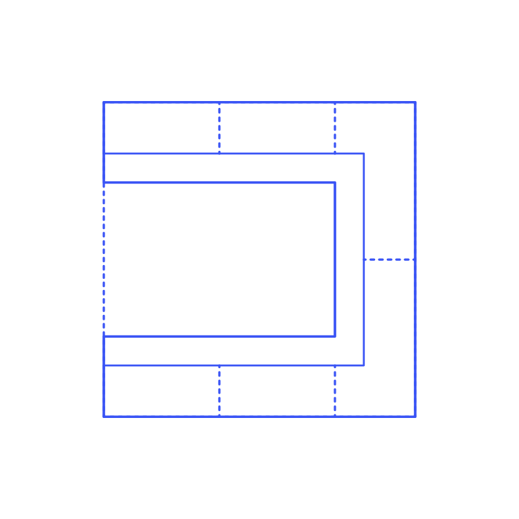 Layouts Pantries Butler Framed U Shape 3 Side Craft Design Svg File Free Vectors
